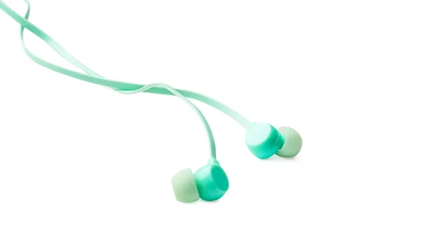 Digitale Ohrhörer auf dem weißen — Stockfoto