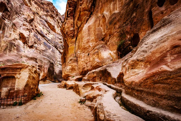 Stengalleri i Petra, Jordanien — Stockfoto