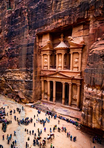 Il Tesoro a Petra, Giordania — Foto Stock