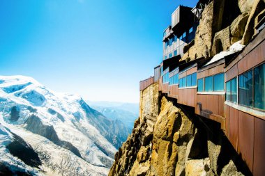 Aiguille du Midi 'den Alpler Manzarası