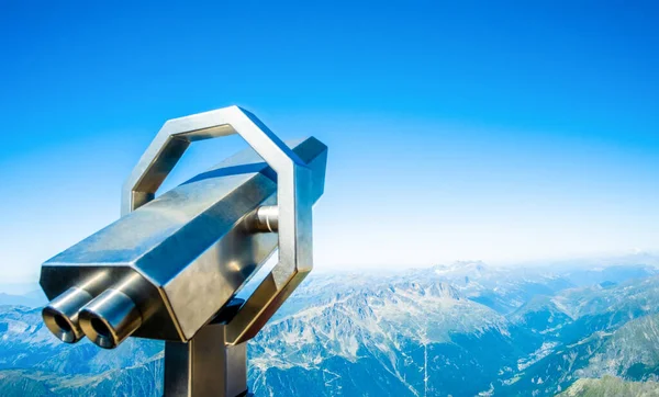 Binocular for observing in alpine mountains — Stock Photo, Image