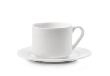 Boş tabak ve bardak.