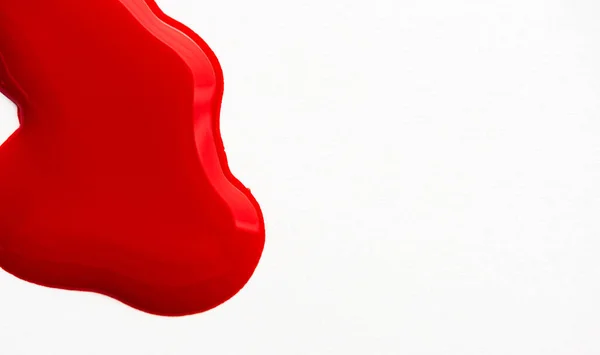 Macchia di vernice rossa — Foto Stock