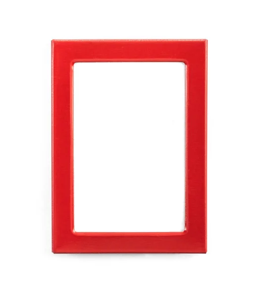 Cadre rectangulaire rouge vide — Photo