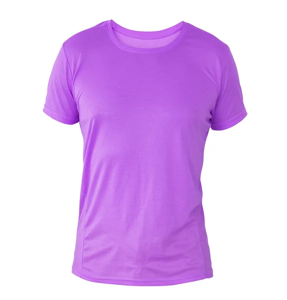 Modelo de t-shirt roxo no manequim invisível — Fotografia de Stock