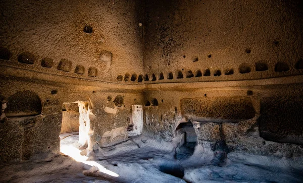 Étonnant monastère Selime en Cappadoce, Turquie — Photo