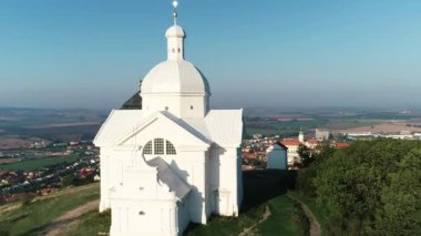 Saint Sebastian Şapeli 'nin hava manzarası