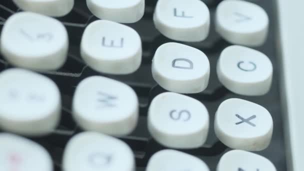 Masina de scris vintage — Videoclip de stoc