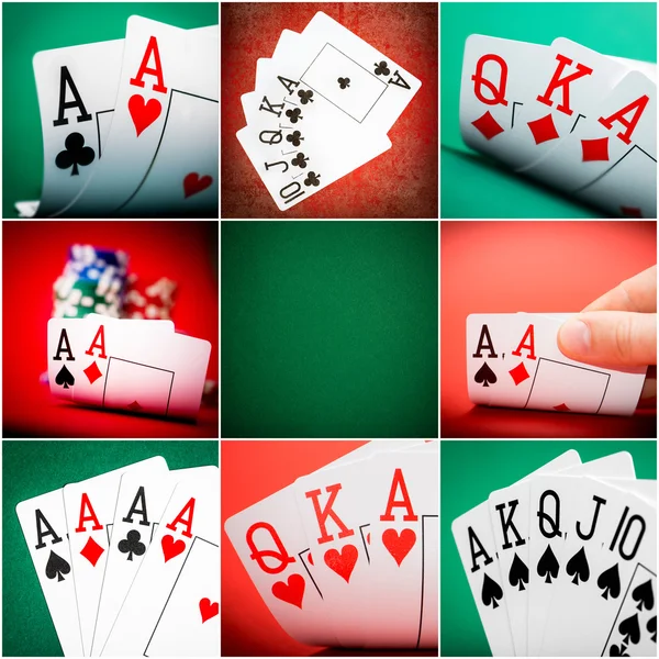 Set in casino — Stock Photo, Image