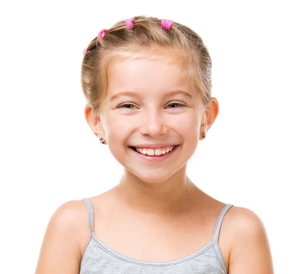 Sonriente niña — Foto de Stock