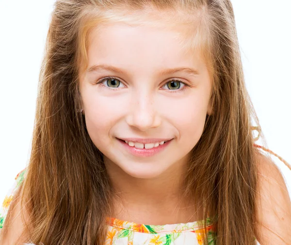 Lächelndes kleines Mädchen — Stockfoto