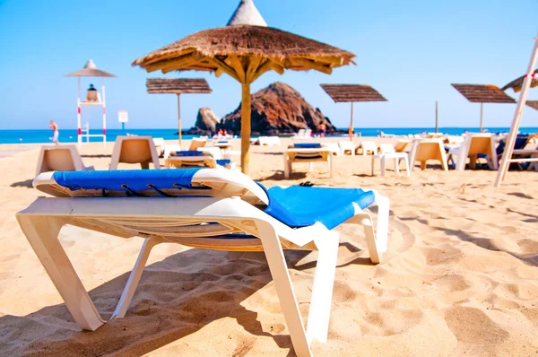 Beach lounger — Stock Photo, Image