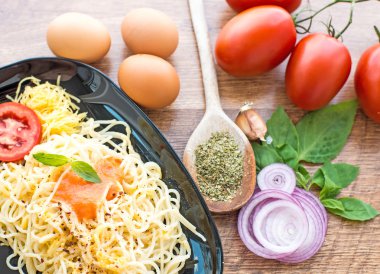 spagetti yemeği