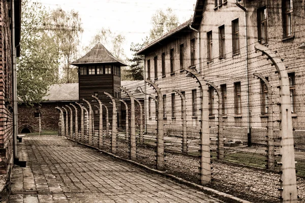 Campo de concentração de Auschwitz — Fotografia de Stock