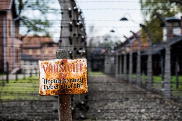 Campo de concentração de Auschwitz — Fotografia de Stock