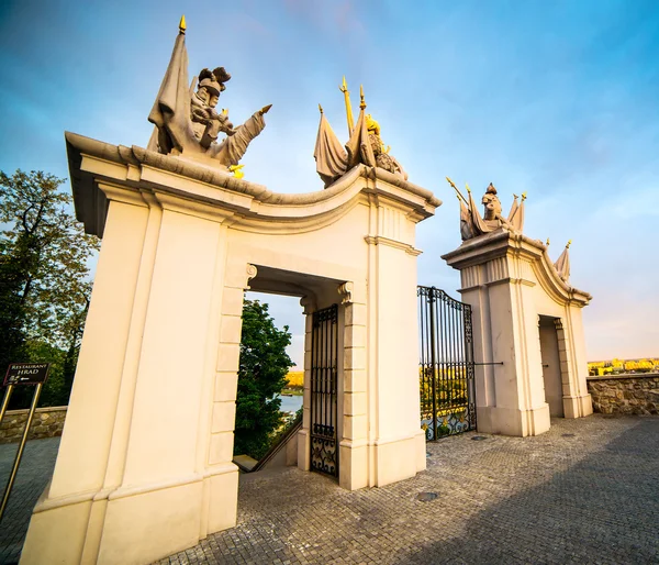 Portão no Castelo de Bratislava — Fotografia de Stock