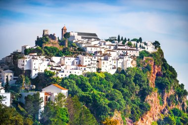 White houses in Andalusia, Spain. clipart