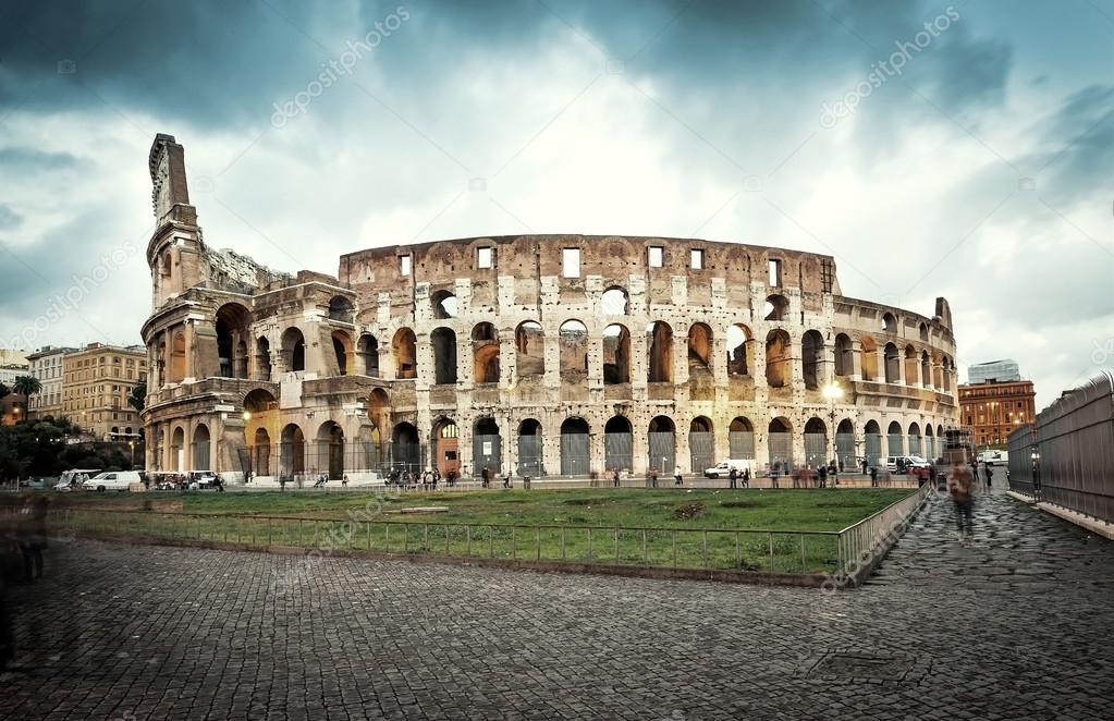 Coliseum evening