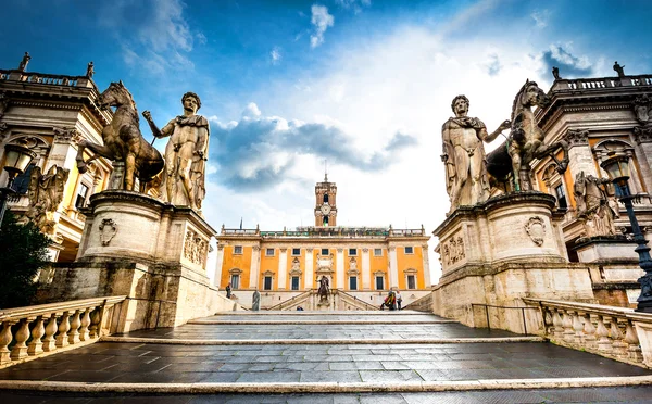 Пьяцца дель Campidoglio — стокове фото