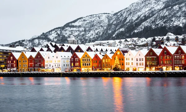 Bergen saat Natal — Stok Foto