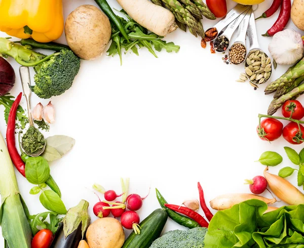 Vegetables on a white — Stock Image Vegetables on a white Stock Image