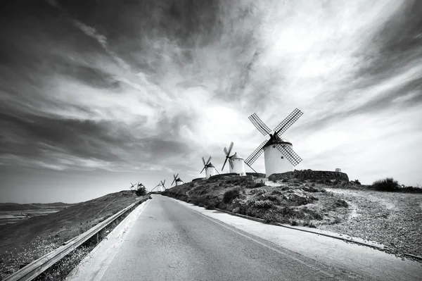 Mulini a vento a Consuegra — Foto Stock