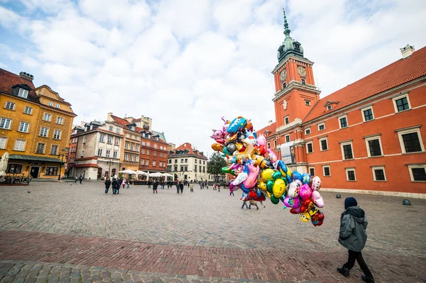 Castle Square in Warsaw — Stock Photo, Image