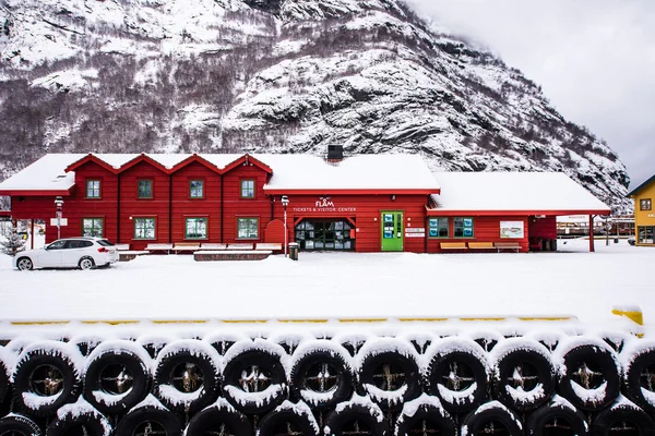 Flam spoorweg — Stockfoto