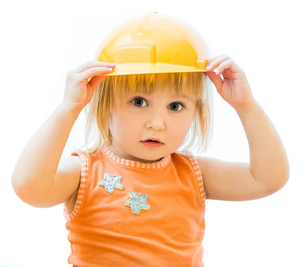 Child with toy tools — Stock Photo, Image