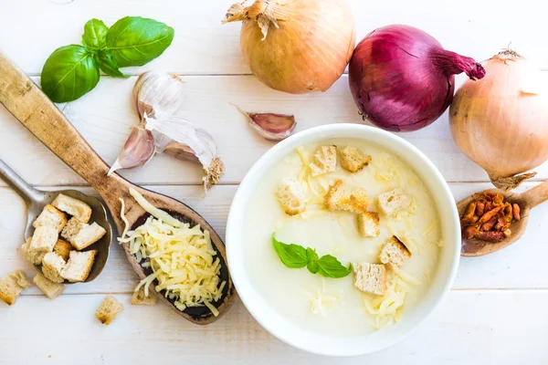 Onion soup — Stock Photo, Image