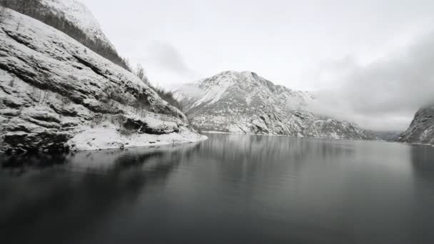 Norska fjordar — Stockvideo