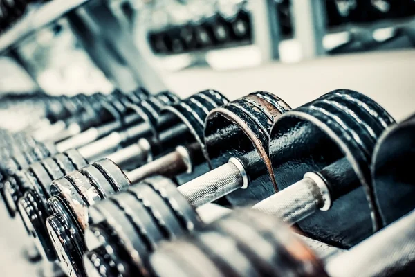 Dumbbells esportes — Fotografia de Stock