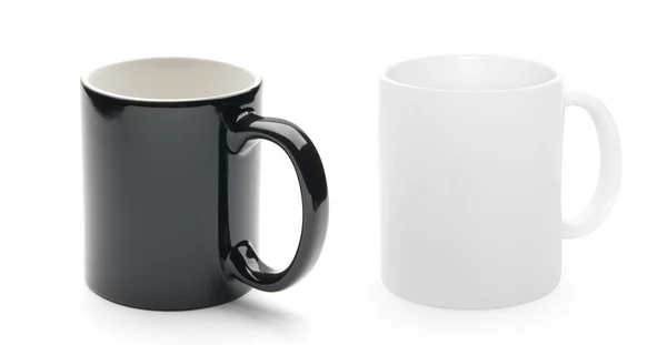 黒と白のカップ — ストック写真