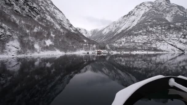 Norska fjordar — Stockvideo