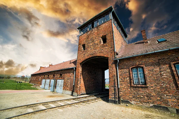 Birkenau koncentrationsläger — Stockfoto