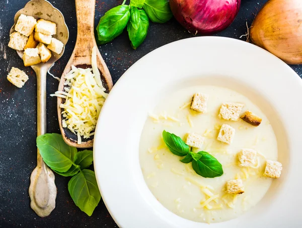 Sopa de cebola — Fotografia de Stock