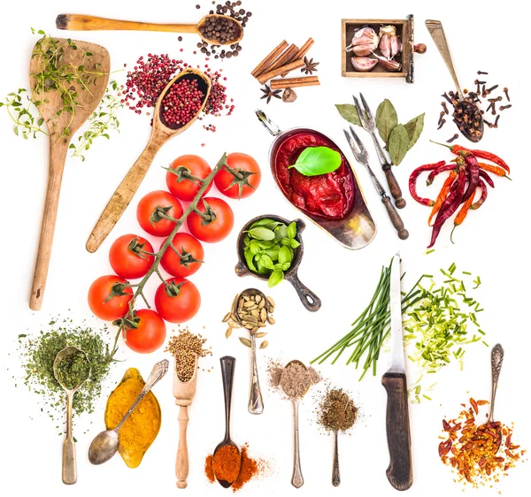 Collage of spices — Stock Photo, Image