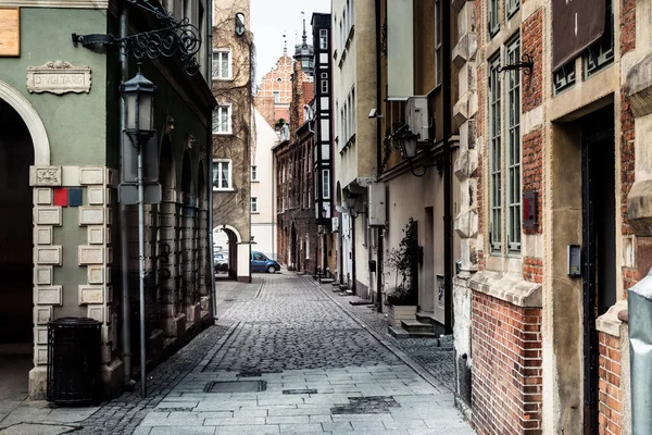 Streets in Gdansk city — Stock Photo, Image
