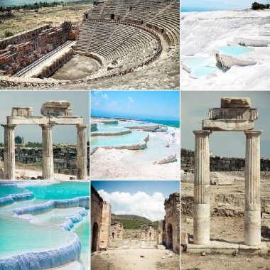 Pamukkale ve Hierapolis'i kalıntıları
