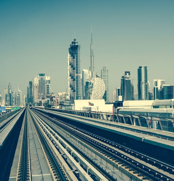 Metro de Dubai — Fotografia de Stock