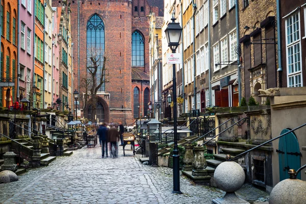 Mariacka street in Gdansk — Stock Photo, Image