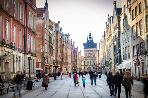 Centrum van Gdansk — Stockfoto