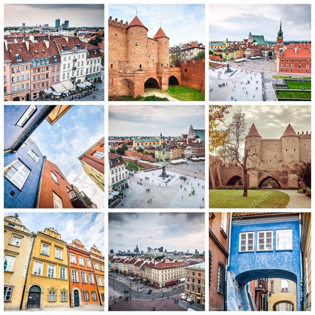 collage from Warsaw