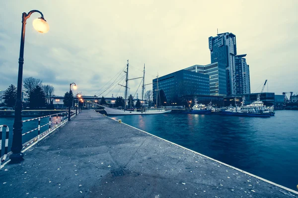 Muelle en Gdynia — Foto de Stock