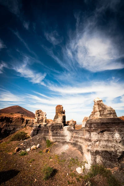 Canyon a modrá obloha — Stock fotografie