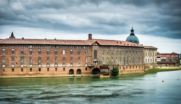 Vista desde el río Sona en Lyon — Foto de Stock