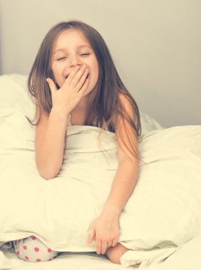 Bir Bad sevimli küçük kız