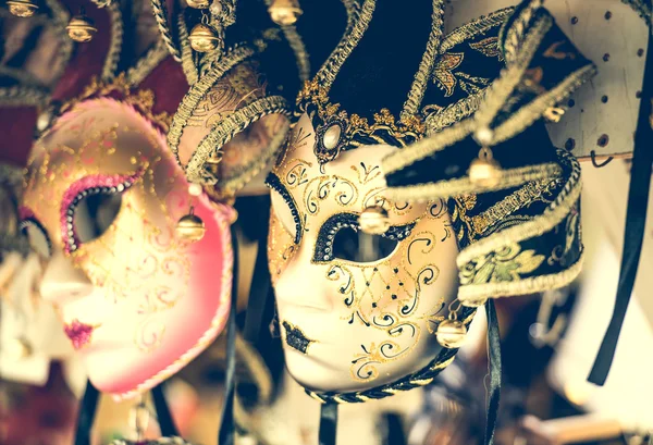 Máscaras de carnaval venecianas — Foto de Stock