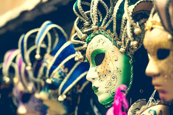 Máscaras de carnaval venecianas — Foto de Stock