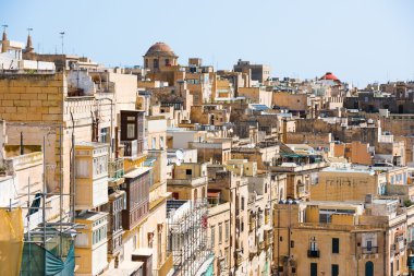 Valletta şehri yüksek gelen